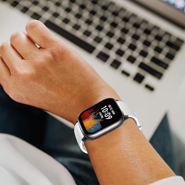 Chofit Chofit 10 Pack Silicone Bands for Amazfit Active 2 GTR mini GTS 2 3 4 Bip 3 3 Pro Bip U U Pro 20MM Replacement Watch Straps - View 7 of 8