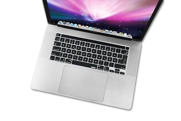XSKN XSKN German Language Black Silicone Keyboard Cover for 2019 MacBook Pro 16 inch A2141 and 2020 MacBook Pro 13.3 inch A2251 A2289 A2338 M1 - View 7 of 8