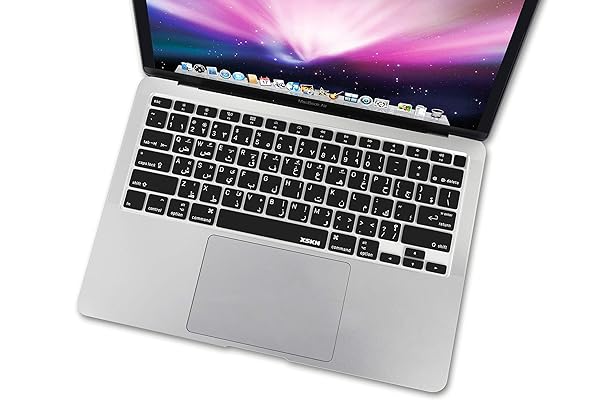 XSKN XSKN Arabic English Silicone Keyboard Cover for 2020 MacBook Air 13.3 inch A2179 A2337 with Touch ID Retina Display - View 5 of 9