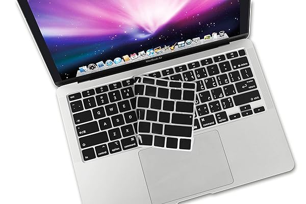 XSKN XSKN Arabic English Silicone Keyboard Cover for 2020 MacBook Air 13.3 inch A2179 A2337 with Touch ID Retina Display - View 6 of 9