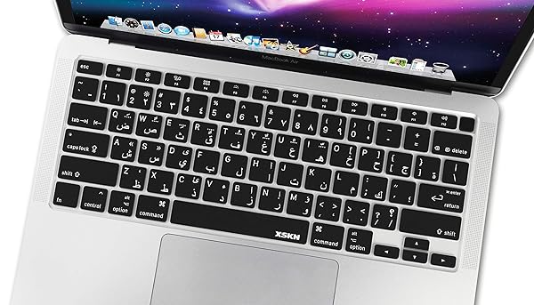XSKN XSKN Arabic English Silicone Keyboard Cover for 2020 MacBook Air 13.3 inch A2179 A2337 with Touch ID Retina Display - View 8 of 9