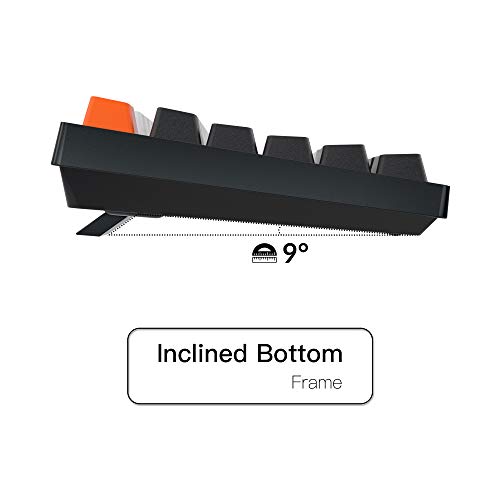 Keychron Keychron C2 Wired Mechanical Gaming Keyboard: 104 Keys, Gateron Brown Switch, White LED, Mac Layout, USB-C for Windows & Mac - View 8 of 10