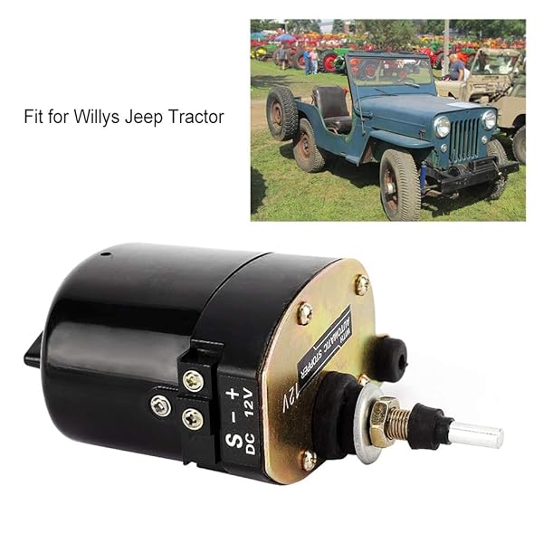 Aramox 12V Front Wiper Motor for Car and Tractor Replacement 01287358 7731000001 High Performance Windscreen Wiper Motor - View 2 of 9