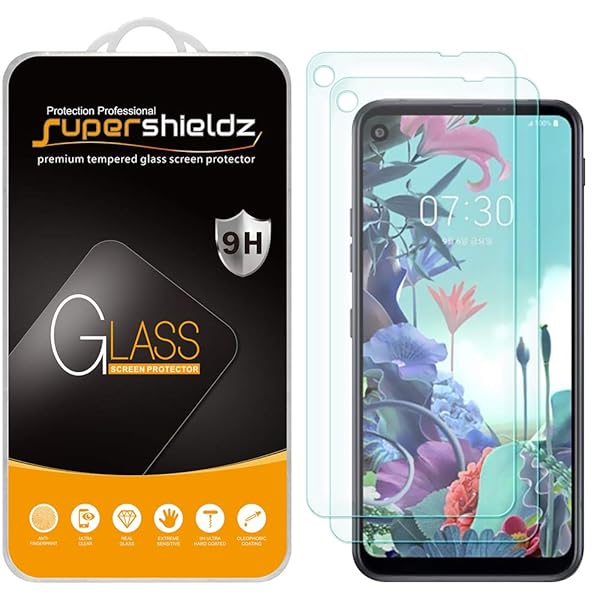 Supershieldz 2 Pack Tempered Glass Screen Protector for LG Q70 Anti Scratch Bubble Free 0.33mm Thickness