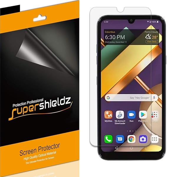 Supershieldz 6 Pack Screen Protector for LG Premier Pro Plus L455DL High Definition Clear Shield