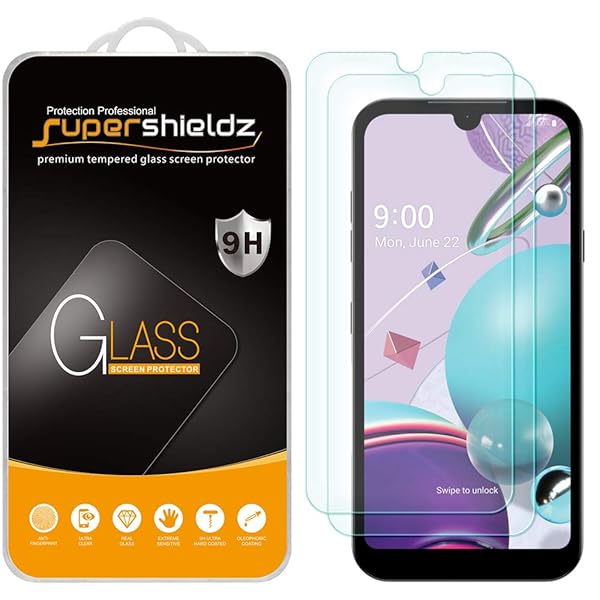 Supershieldz Supershieldz 2 Pack Tempered Glass Screen Protector for LG Tribute Monarch Anti Scratch Bubble Free - View 2 of 5