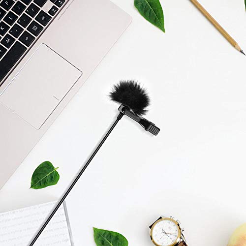 ChromLives ChromLives Microphone Lapel Dead Cat Windscreen 5 Pack Furry Muff for Lavalier Microphones Ideal for Outdoor Use - View 8 of 9