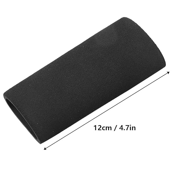 Aramox Motorcycle Handle Cover 2pcs Non-slip Anti Vibration Soft Foam Grip Cover Black - View 6 of 10