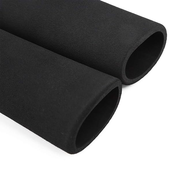 Aramox Motorcycle Handle Cover 2pcs Non-slip Anti Vibration Soft Foam Grip Cover Black - View 7 of 10