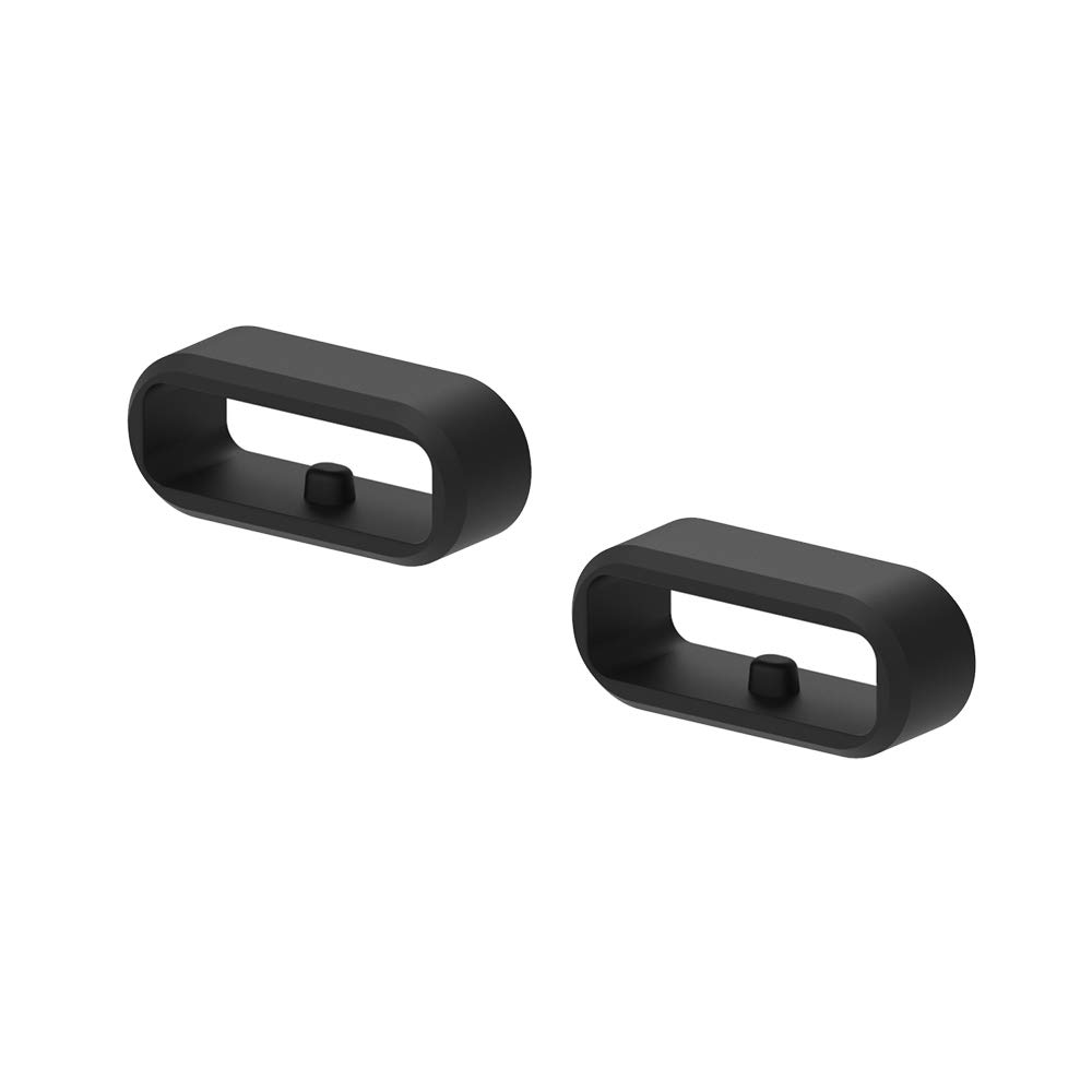 TenCloud TenCloud Silicone Band Holders Fasteners Loop for Amazfit Watches Active 2 T-Rex 3 2 Pro Black 11 Pack - View 4 of 5