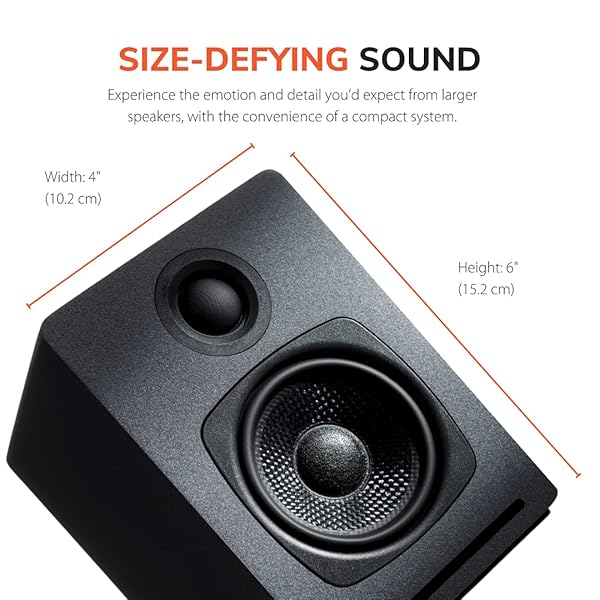 Audioengine Audioengine A1 Wireless Computer Speakers - 60 W Bluetooth Desktop PC Computer Speakers - Gaming, Music and More - View 5 of 11