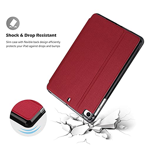 ProCase ProCase Slim Stand Protective Folio Case for iPad Mini 5 4 3 2 1 Red Smart Cover - View 6 of 9