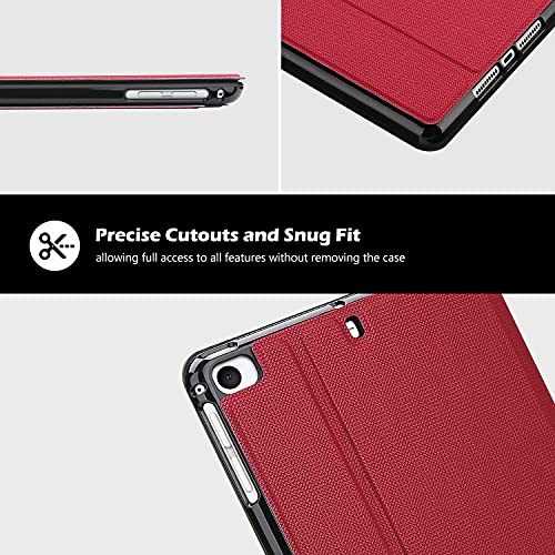 ProCase ProCase Slim Stand Protective Folio Case for iPad Mini 5 4 3 2 1 Red Smart Cover - View 7 of 9