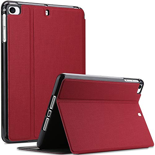ProCase Slim Stand Protective Folio Case for iPad Mini 5 4 3 2 1 Red Smart Cover
