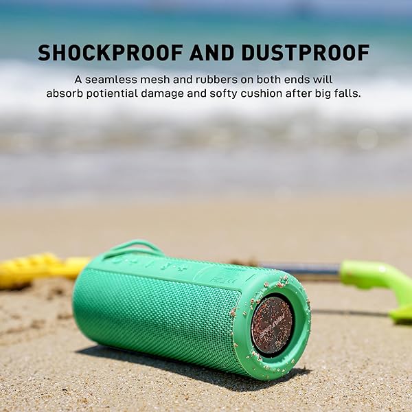 MIATONE MIATONE Portable Bluetooth Speaker Boombox Gift for Him Her Women Men Green - View 4 of 8