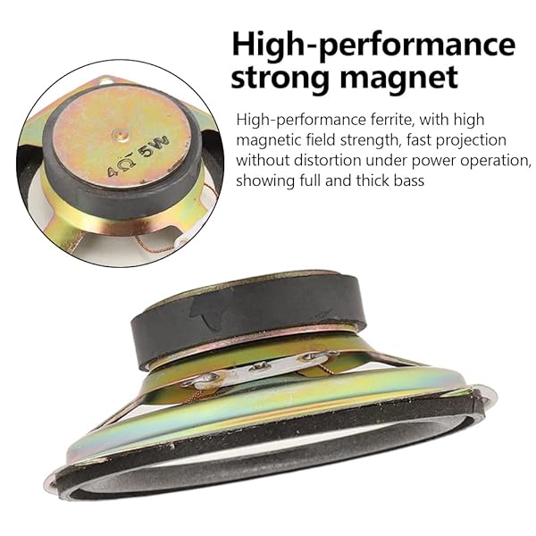 eboxer-1 Full Range 3 Inch 4ohm 5W Mini Audio Speaker for Home Stereo Multimedia Sound Box DIY - View 7 of 10