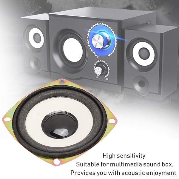 eboxer-1 Full Range 3 Inch 4ohm 5W Mini Audio Speaker for Home Stereo Multimedia Sound Box DIY - View 9 of 10