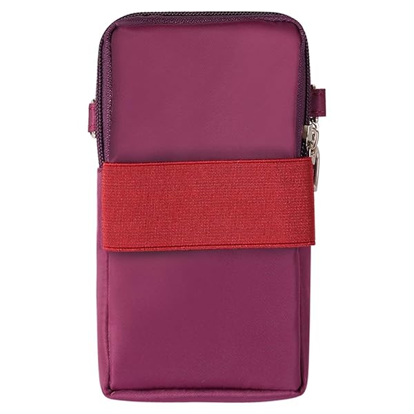 Jlyifan Roomy Crossbody Bag for iPhone 15 & Samsung Galaxy - Stylish Purple Shoulder Pouch Purse - View 8 of 9