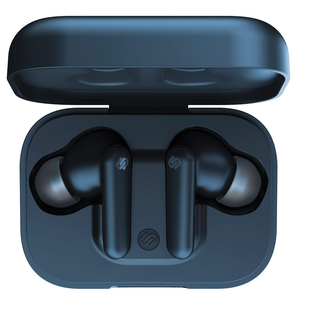 Urbanista True Wireless Earbuds with Active Noise Cancelling 25 Hours Playtime Touch Controls and 6 Microphones Bluetooth 5.0 London Blue - View 3 of 3