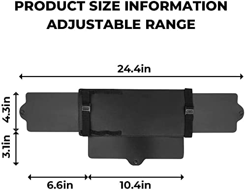 JOYTUTUS JoyTutus Adjustable Car Sun Visor Extender Anti-Glare UV Rays Blocker for Windshield SUV Protection - View 8 of 8