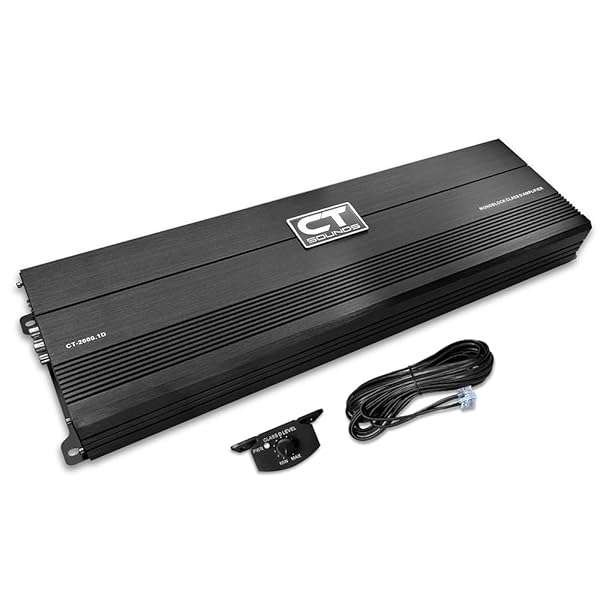 CT Sounds CT Sounds CT-2000.1D Monoblock Amplifier: 2000 Watts RMS Compact Class D Car Audio Power