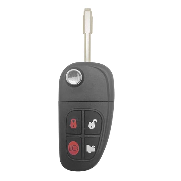 Replacement Key Fob for 2002-2008 Jaguar X-Type XTYPE FCCID NHVWB1U241 CWTWB1U243 by AUTO KEY MAX Single