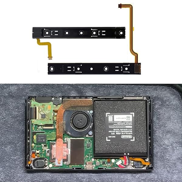 Onyehn Onyehn Original Repair Part Replacement Slide Rail with Flex Cable for Nintendo Switch Console NS Rebuild Track - View 6 of 6