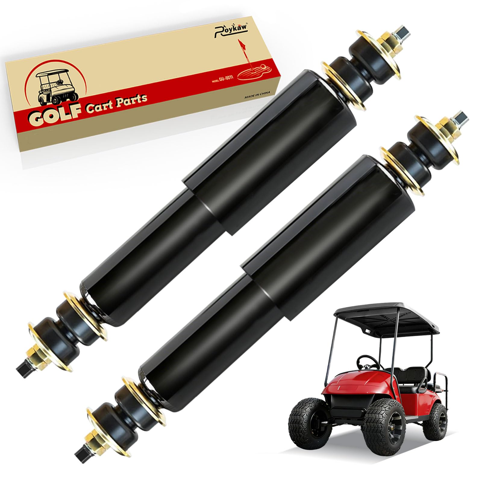Roykaw Golf Cart Shock Absorbers for EZGO TXT 1994 and Up Gas or Electric Models OEM Replacement Parts