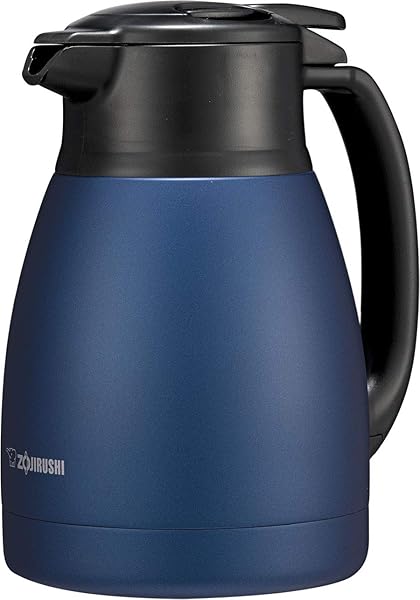 Zojirushi Zojirushi SH-HC10AD 1L Stainless Steel Vacuum Carafe - Matte Navy for Hot & Cold Beverages
