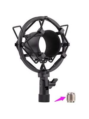 LyxPro LyxPro Condenser Microphone for Studio Vocals Instruments Podcasting Professional Recordings with Shockmount XLR Cable Pop Filter - View 5 of 6