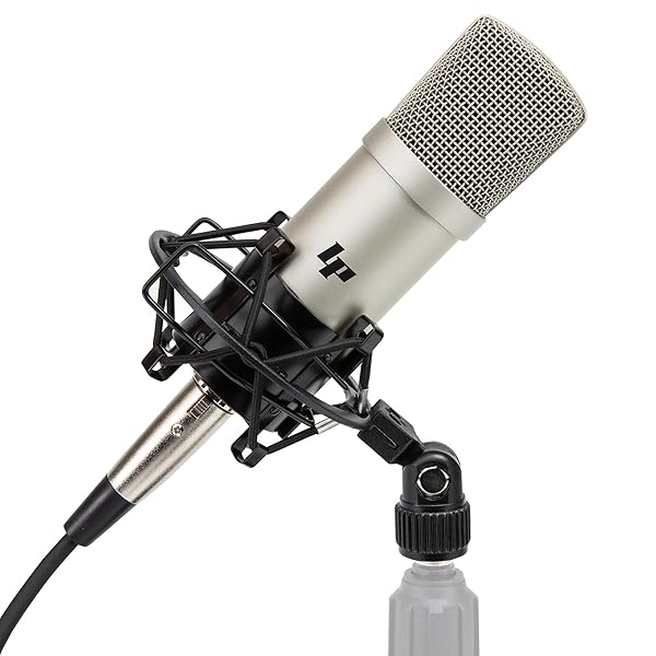 LyxPro LyxPro Condenser Microphone for Studio Vocals Instruments Podcasting Professional Recordings with Shockmount XLR Cable Pop Filter - View 6 of 6