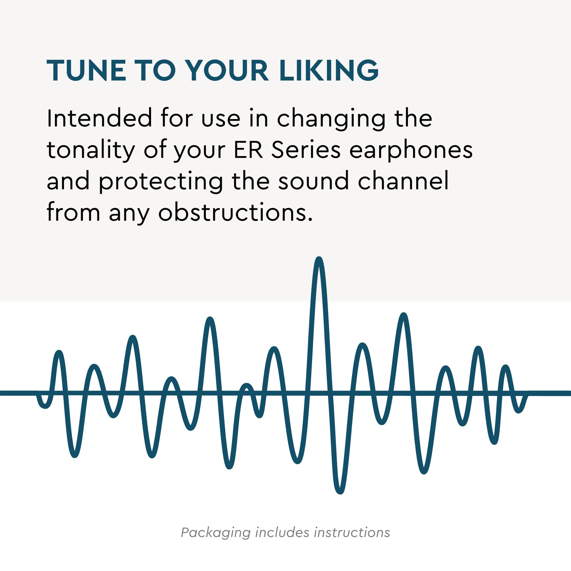 Etymotic Etymotic Filter Tuning Kit for ER Series Earphones with 4 Color Filters White Brown Green Red Orange - View 5 of 5