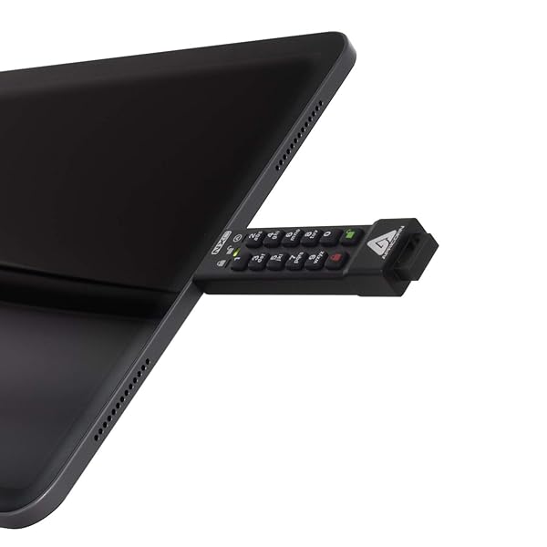 Apricorn Apricorn 128GB Aegis Secure Key 3 NXC: FIPS 140-3 USB 3.2 Type C Flash Drive with 256-Bit Encryption - View 7 of 9