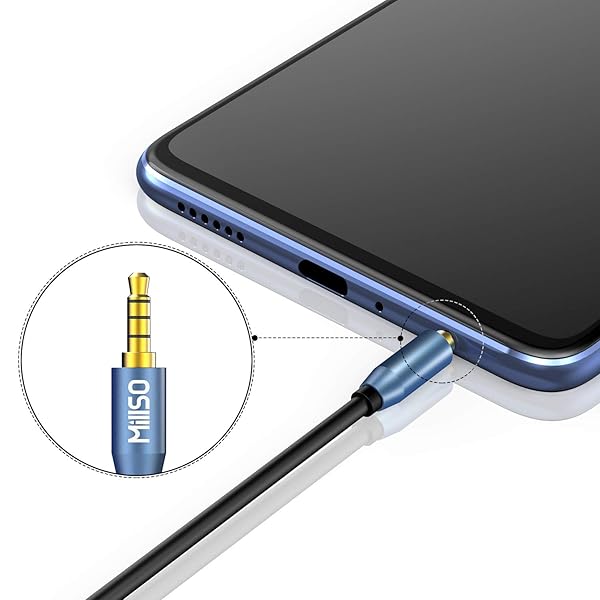 MillSO MillSO 3.5mm TRRS Stereo Splitter Male to Dual Female 3ft Jack Adapter for Headsets Microphones Laptop Smartphone Xbox - View 7 of 10