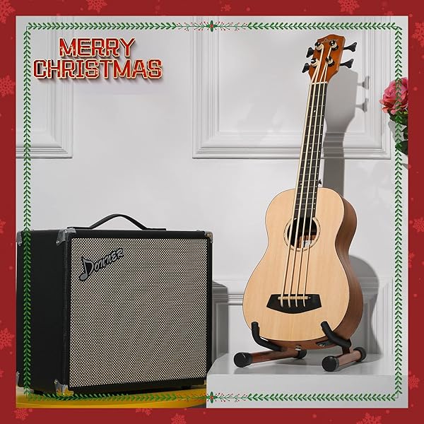 Donner Donner Wood Ukulele Stand: Mini A-Frame Holder for Ukuleles, Violins, Mandolins & Banjos - Portable Folding Floor Stand - View 11 of 11