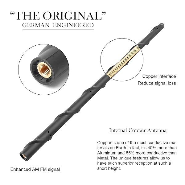 KSaAuto Upgrade Your Ford F150 with KSaAuto 13 Inch Antenna for Better FM/AM Reception (2009-2024) - View 6 of 10