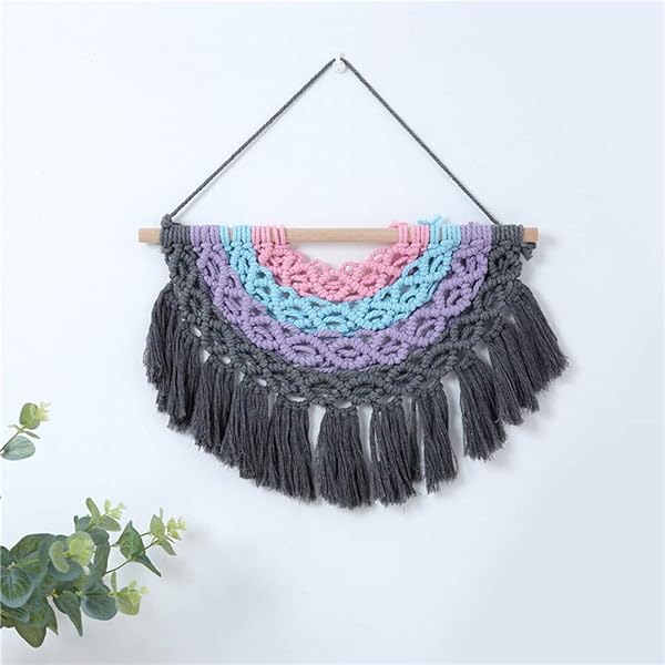 ZXCDINO ZXCDINO Dark Blue Cotton Macrame Cord 3mm x 109Yards Ideal for Wall Hangings Crafts and Decorative Projects - View 5 of 7