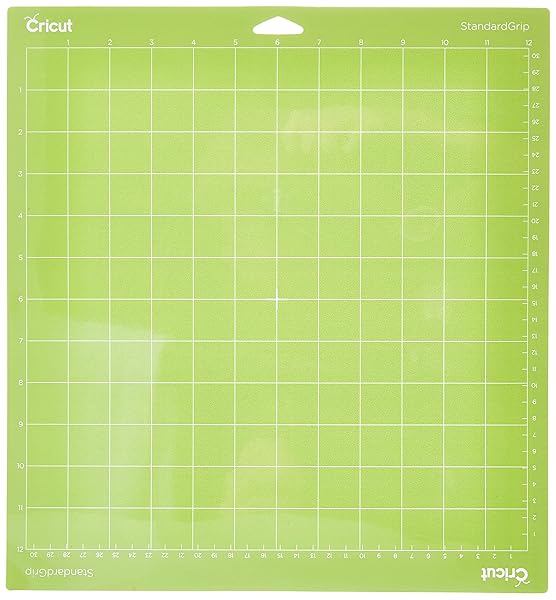 Cricut "Buy Cricut StandardGrip Machine Mat 12" x 12" - Perfect for Crafting & DIY Projects"