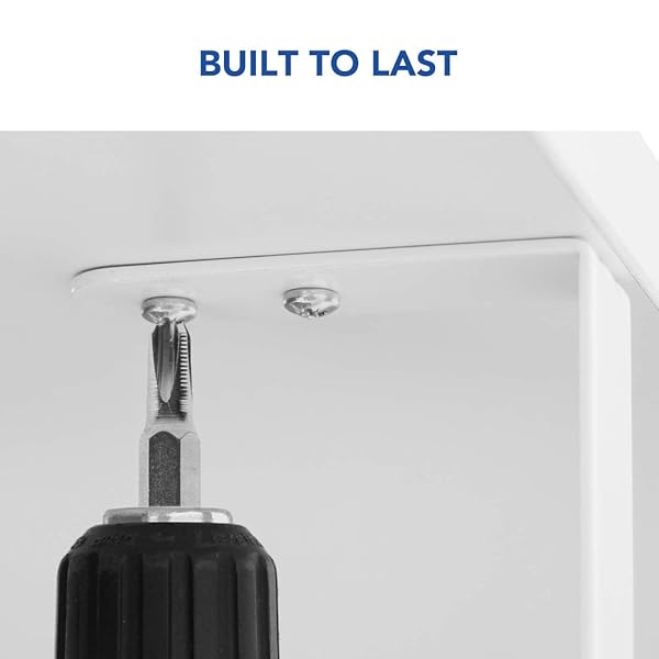 FLEXISPOT FLEXISPOT Under Desk Cable Management Tray Metal Raceway Wires Organizer for Office and Home Use with Standing Desk White - View 6 of 8