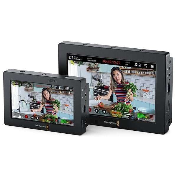 Blackmagic Design "Blackmagic Design Video Assist 3G 5" FHD Monitor: ProRes Recorder with Built-In Scopes & 270MB Memory" - View 5 of 6