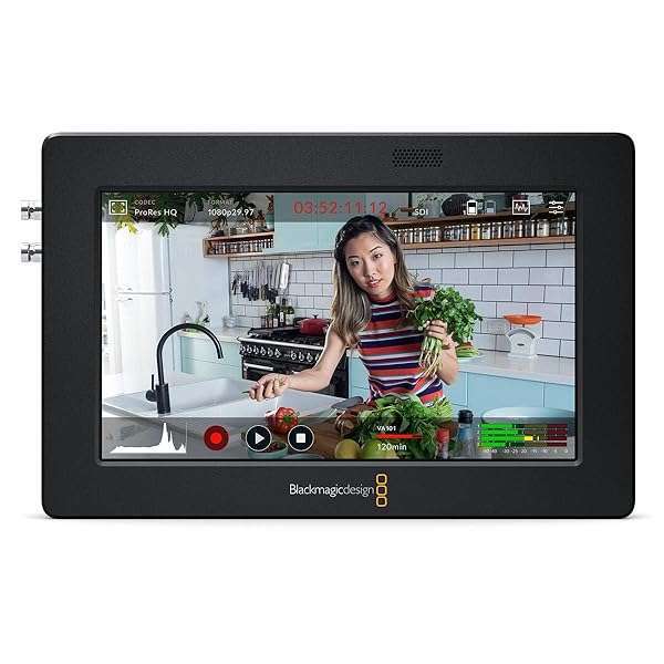 "Blackmagic Design Video Assist 3G 5" FHD Monitor: ProRes Recorder with Built-In Scopes & 270MB Memory"