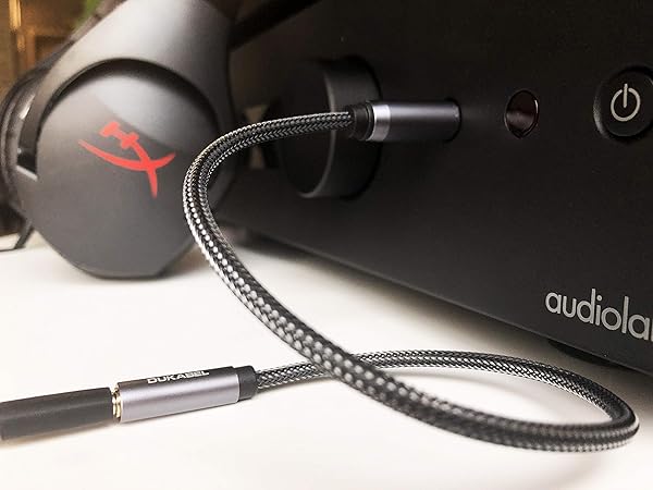 DUKABEL DUKABEL TopSeries 16ft Male to Female Adapter Cable 1/4 to 1/8 for Mixer Guitar Piano Amplifier Speaker and More - View 8 of 8