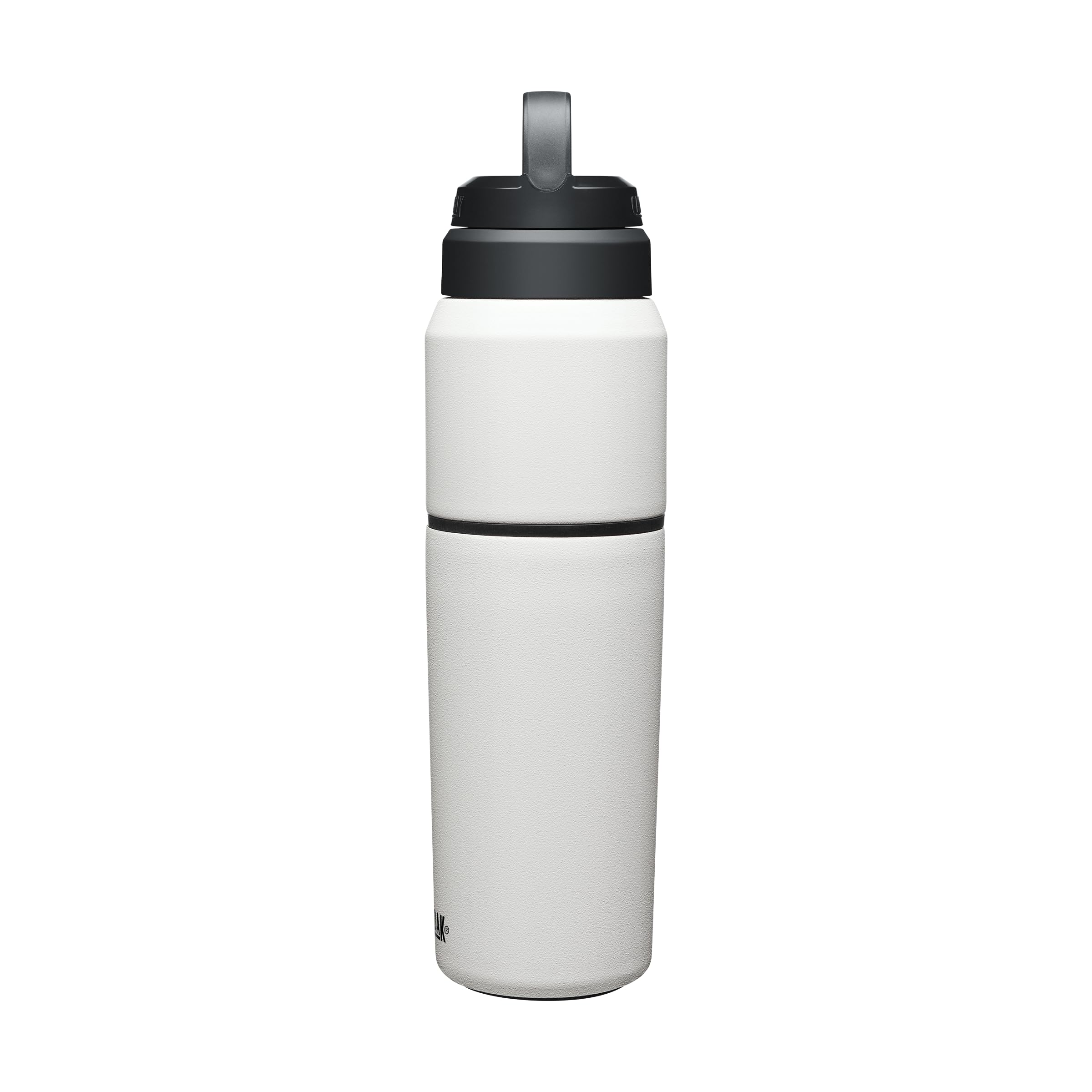 CamelBak CamelBak MultiBev Water Bottle and Travel Cup Vacuum Insulated Stainless Steel White 22oz Bottle and 16oz Cup - View 3 of 8