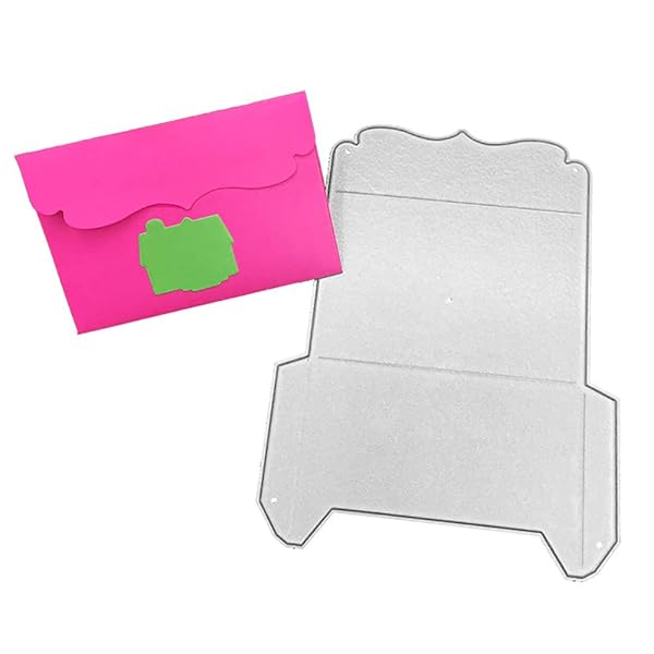 LANGFON Envelope Dies for Scrapbooking Card Making Metal Cutting Dies for DIY Birthday Cards and Paper Craft Supplies - View 4 of 5