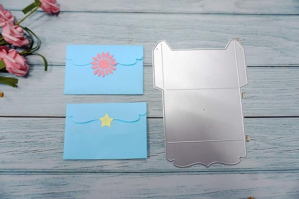 LANGFON Envelope Dies for Scrapbooking Card Making Metal Cutting Dies for DIY Birthday Cards and Paper Craft Supplies - View 5 of 5