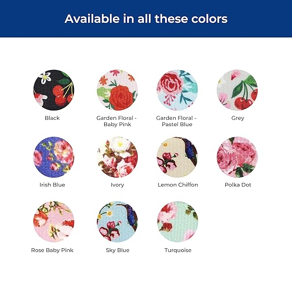 Blueberry Pet Blueberry Pet Floral Rose Print Turquoise Adjustable Dog Collar for X-Small Dogs Neck 8 to 11 Inches Spring Scent Patterns - View 5 of 7