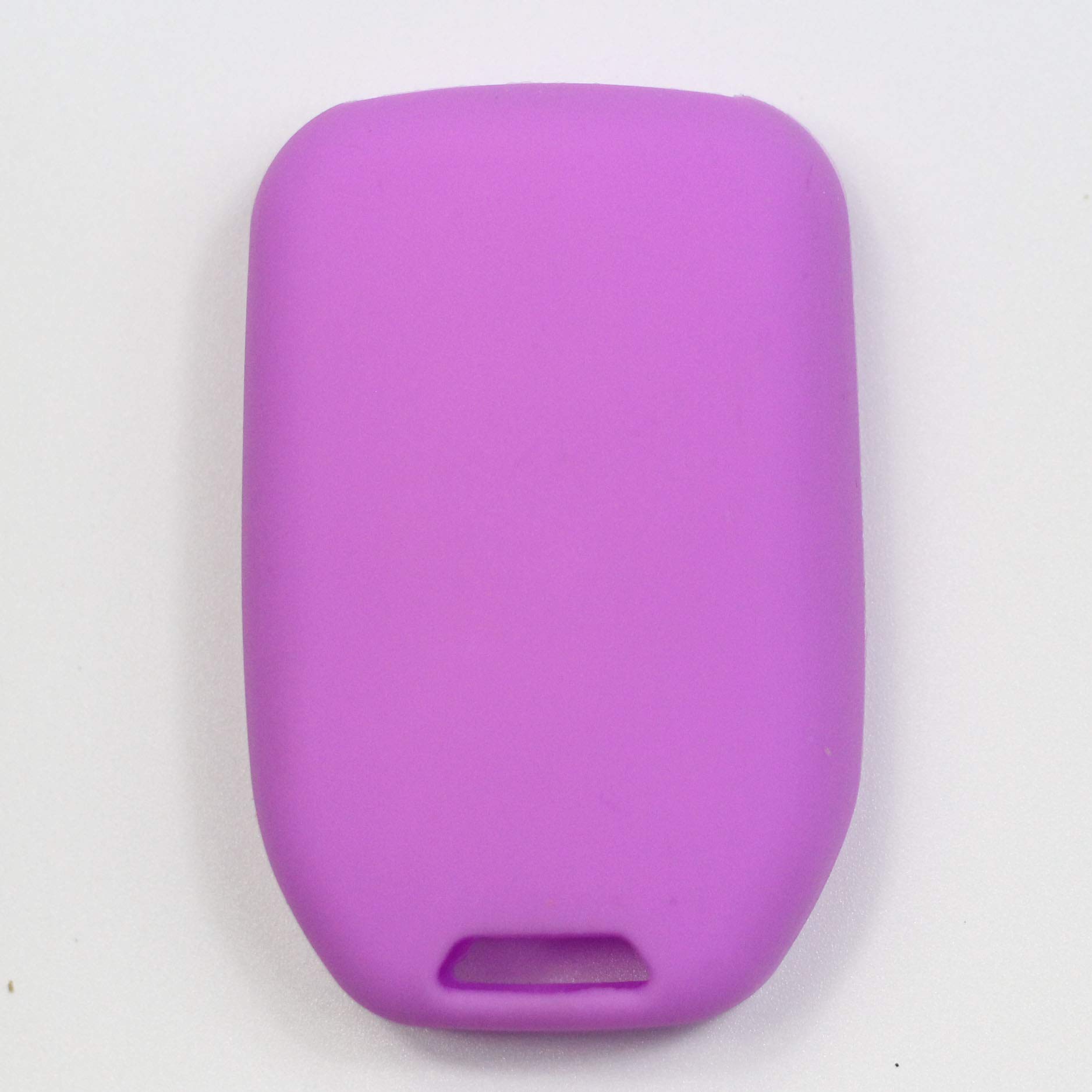 Btopars 2pcs Silicone Rubber Remote Key Fob Case Cover for GMC Acadia Terrain 2018 2019 2020 2021 Black Purple - View 6 of 6