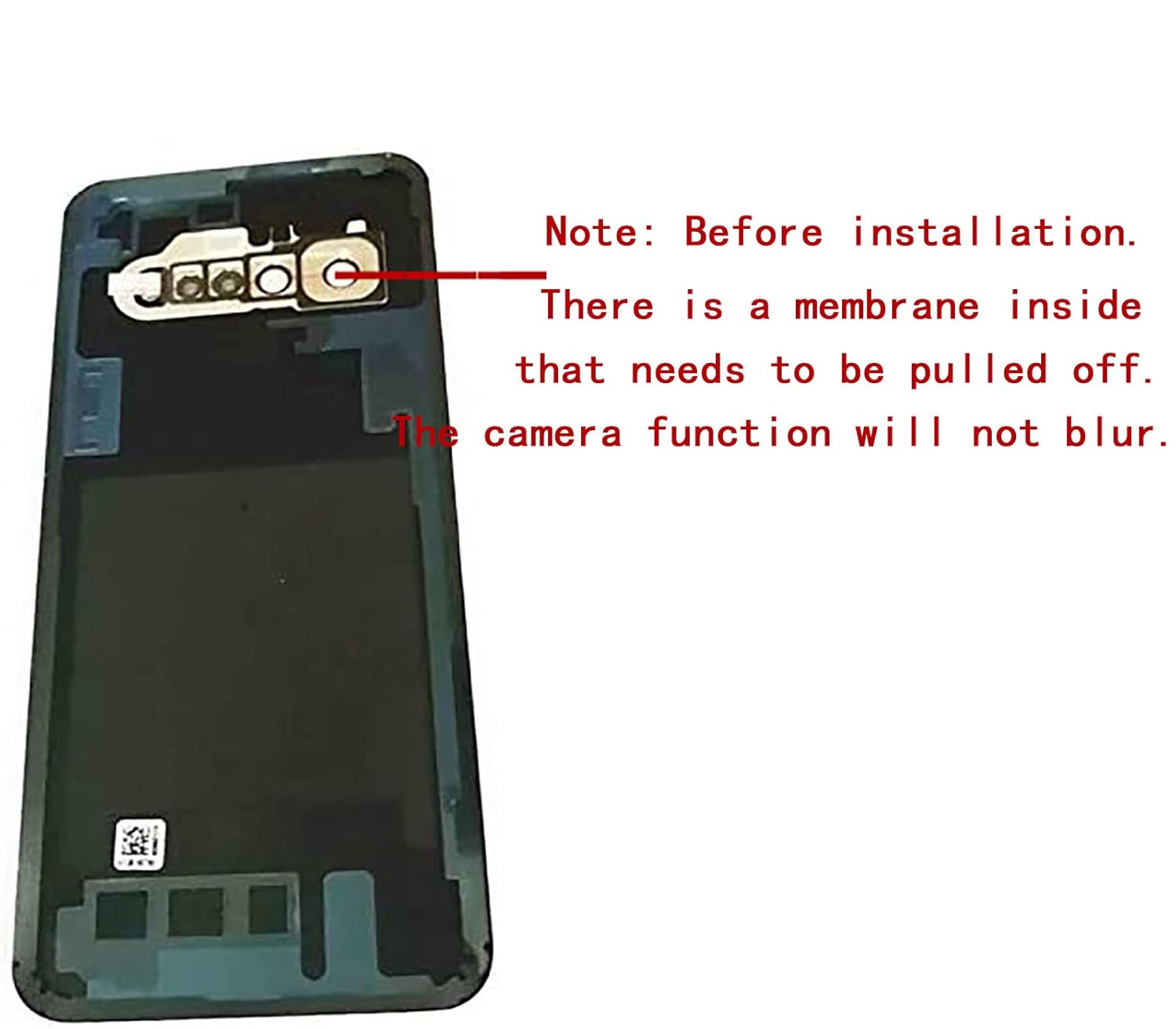 N&A V60 ThinQ Back Glass Replacement Classy Blue Cover with Pre Installed Tape for LG V60 ThinQ All Models - View 2 of 2