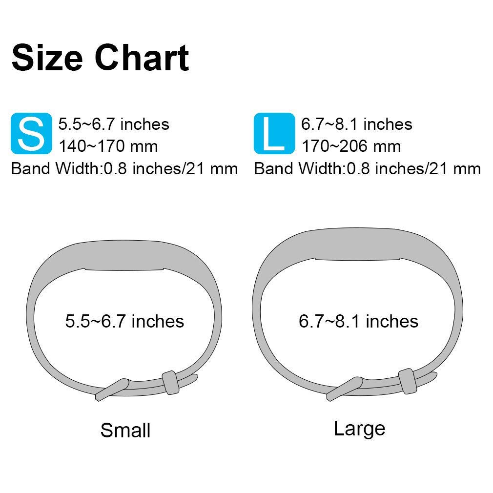 IEOVIEE Pack of 3 Adjustable Replacement Bands for Fitbit Alta and Alta HR Soft Silicone Sport Bands for Men and Women - View 5 of 9