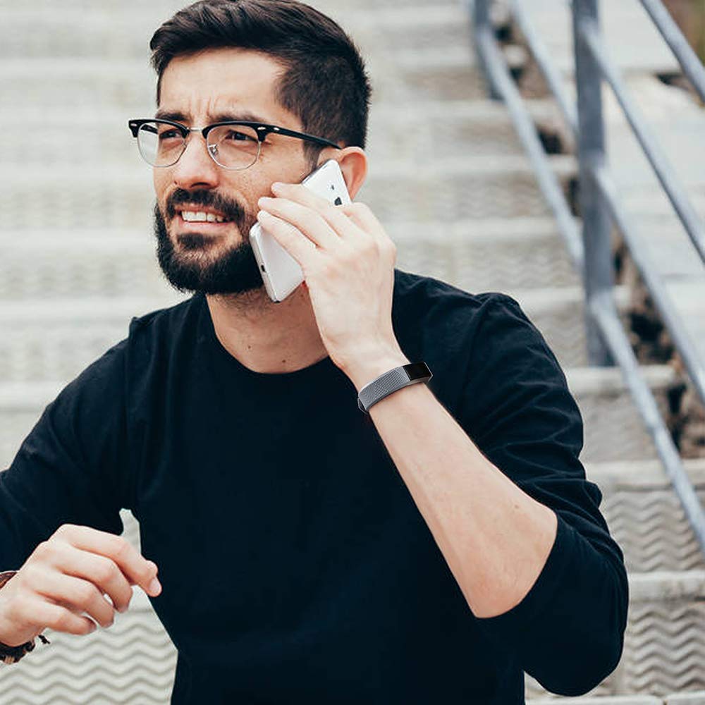 IEOVIEE Pack of 3 Adjustable Replacement Bands for Fitbit Alta and Alta HR Soft Silicone Sport Bands for Men and Women - View 7 of 9